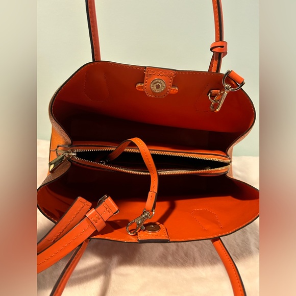 Michael Kors 2way Burnt Orange handbag/crossbody. Authentic & pre-owned - Picture 13 of 13